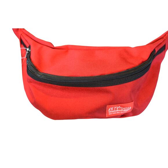 Manhattan Portage Unisex "Brooklyn Bridge" Red Fanny Pack Crossbody Bag - Picture 4 of 5